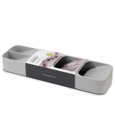 Joseph Joseph Drawerstore Compact Cutlery Organizer In Gray