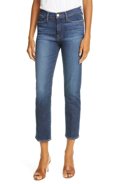 Frame Le Pixie Sylvie High Waist Slender Straight Leg Jeans In Teigan Avenue