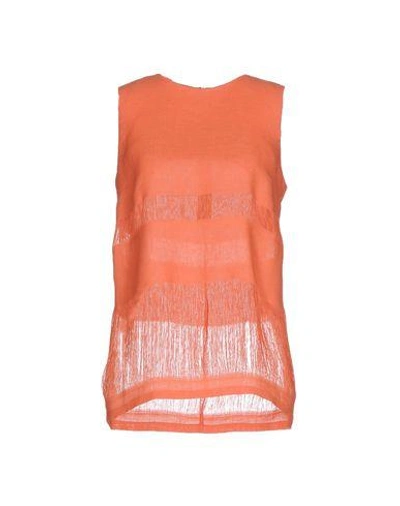 Msgm Tops In Coral