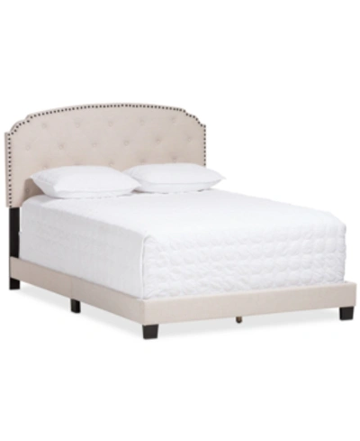 Furniture Lexi Queen Bed In Light Beige