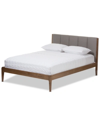 Furniture Ember Queen Bed In Light Grey