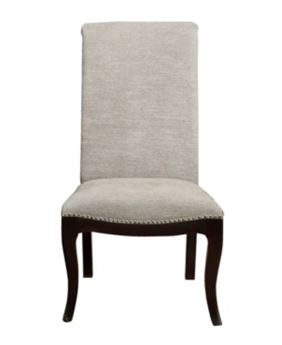 Furniture Reid Dining Room Side Chair In Gray