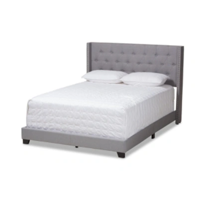 Furniture Brady Full Bed In Light Grey