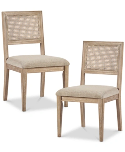 Furniture Leon Dining Side Chair (set Of 2) In Light Brow