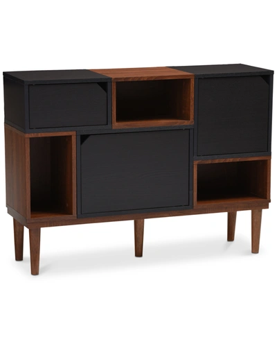 Furniture Murina Storage Cabinet In Dark Brown