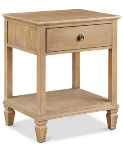 Furniture Colson Bedside Table In Light Brown