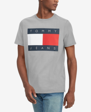 Tommy Hilfiger Adaptive Men's Tommy Jeans Sensory Tagless Logo T-shirt In  Grey Heather | ModeSens