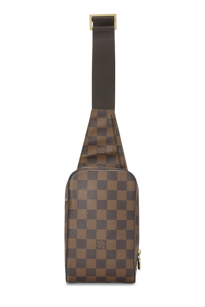 Pre-owned Louis Vuitton Damier Ebene Geronimos