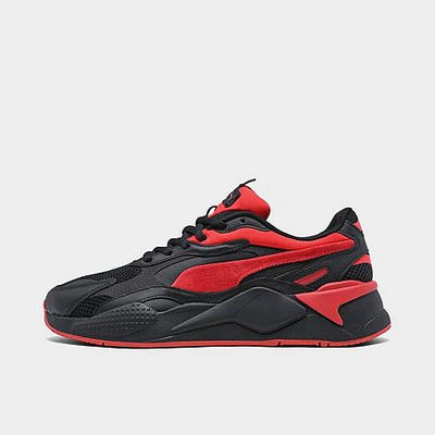 Puma Men's Rs-x3 Casual Sneakers From Finish Line In  Black/high Risk Red