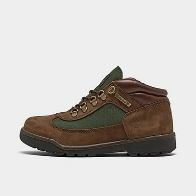 Timberland Big Kids' Field Boots In Dark Olive/brown