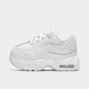 Nike Babies'  Kids' Toddler Air Max 95 Recraft Casual Shoes In White