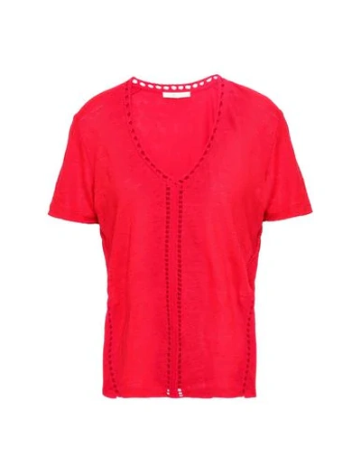 Maje T-shirt In Red