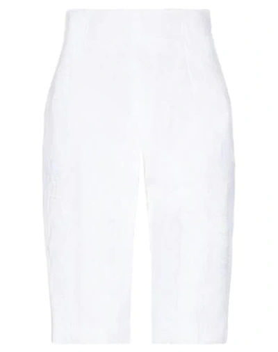 16arlington Woman Shorts & Bermuda Shorts White Size 4 Cotton, Viscose