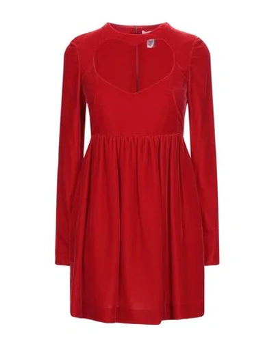 Chloé Short Dresses In Red