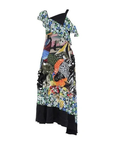 Mary Katrantzou Long Dresses In Black