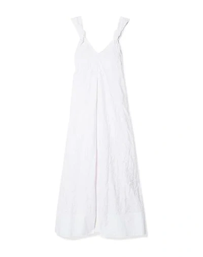 Elizabeth And James Long Dresses In White