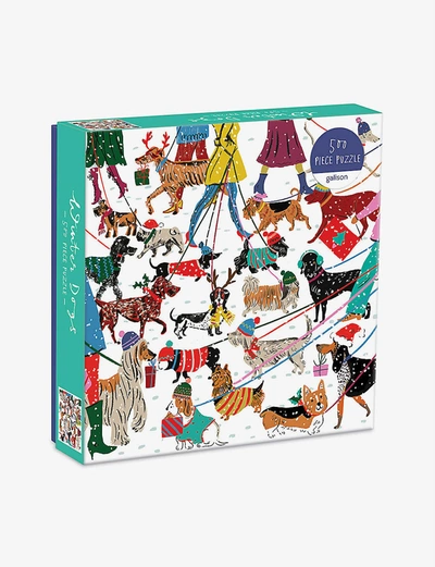 Christmas Winter Dogs 500-piece Puzzle
