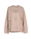 Stella Mccartney Sweatshirts In Sand