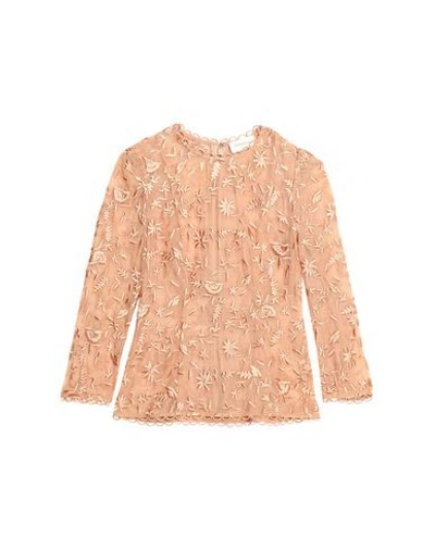 Zimmermann Blouses In Pale Pink