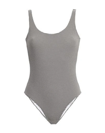 Onia One-piece Swimsuits In Dark Brown