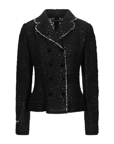 Dolce & Gabbana Suit Jackets In Black