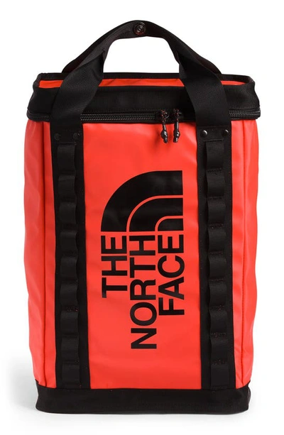 The North Face Explore Fusebox Xl Backpack In Flare/black