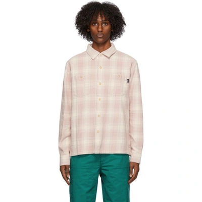 Stussy Stüssy Plaid Flannel Shirt In Dusty Rose | ModeSens