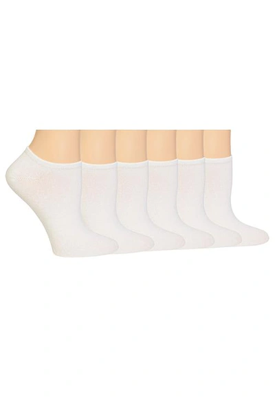 Hot Sox Low-cut Socks 6-pack In White