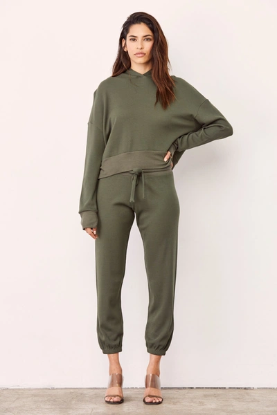 Lna Waffle Jogger- Army Green