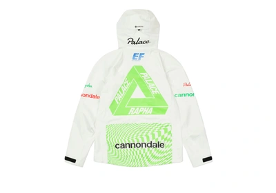 Pre-owned Palace  X Rapha Off Bike Gore-tex Jacket White