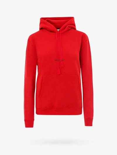 Saint Laurent Sweatshirt In Red