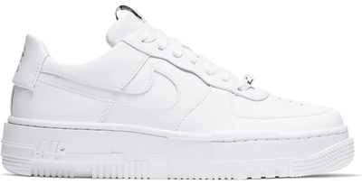 Pre-owned Nike Air Force 1 Low Pixel White (women's) In White/white-white