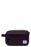 Herschel Supply Co Chapter Dopp Kit In Blackberry Wine