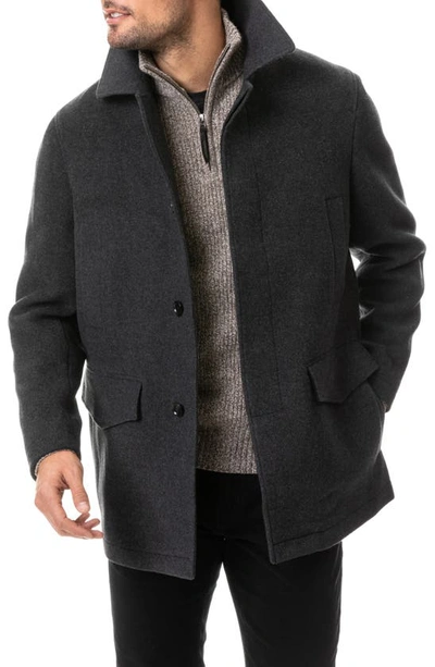 Rodd & Gunn Men's Rolleston Wool-blend Coat In Ink