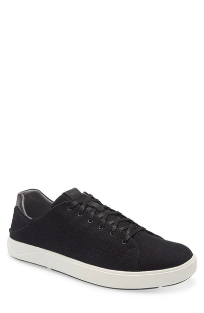 Olukai Lae‘ahi Li ‘ili Convertible Low Top Sneaker In Lava Rock Leather