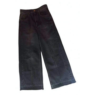 Pre-owned Isabel Marant Étoile Black Cotton Jeans
