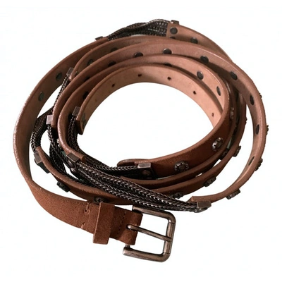 Pre-owned Dolce & Gabbana Belt In Brown