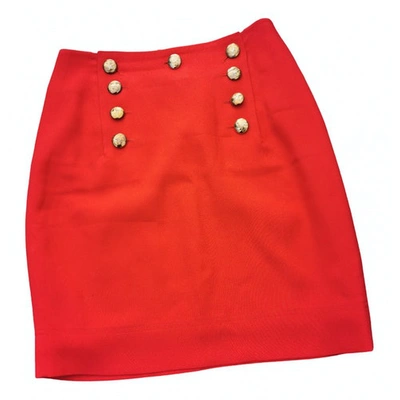 Pre-owned Moschino Cheap And Chic Mid-length Skirt In Red