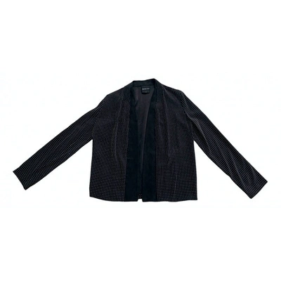 Pre-owned American Retro Silk Jacket In Black