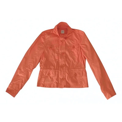 Pre-owned Aspesi Short Waistcoat In Orange