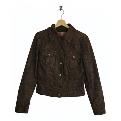 Pre-owned Etro Short Vest In Brown