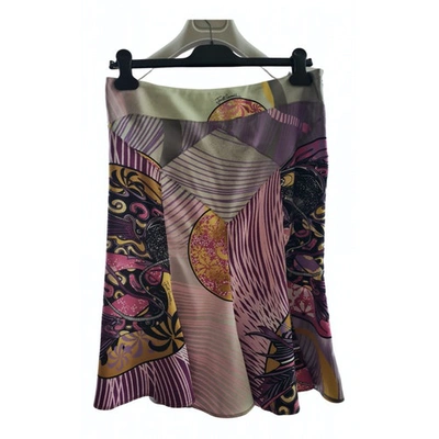 Pre-owned Just Cavalli Mid-length Skirt In Purple