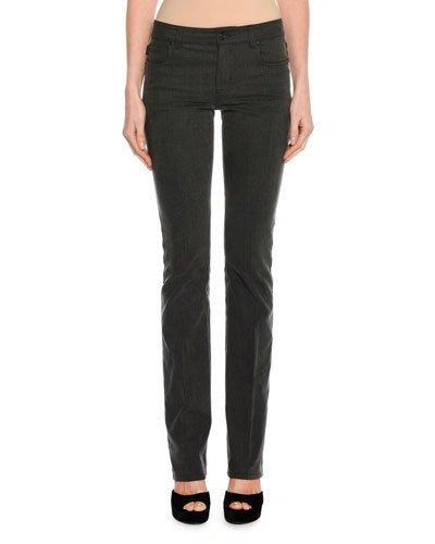 Tom Ford Washed Denim Boot-cut Jeans In Gray