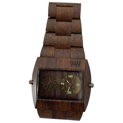 Pre-owned Wedgwood Watch In Brown