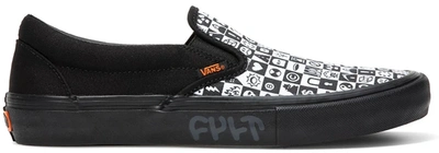 Pre-owned Vans  Slip-on Pro Cult In Black Checker