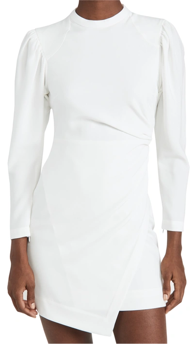 A.l.c Jane Long Leg-of-mutton Sleeve Minidress In White