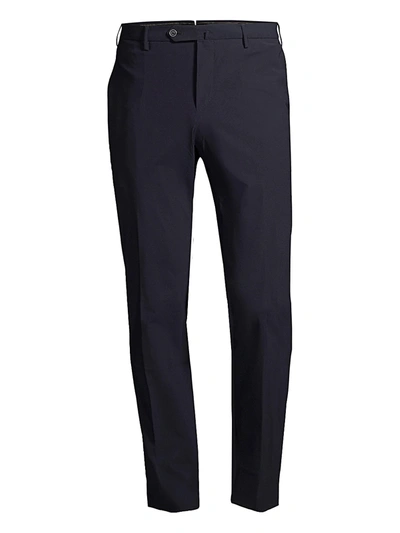 Pt01 Super-stretch Kinetic Trousers In Dark Blue