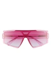 Quay Space Age 65mm Sunglasses In Pink/ Pink Gradient