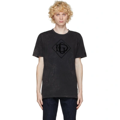 Dolce & Gabbana Dolce And Gabbana Black Dna Logo T-shirt In S9000 Black