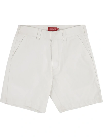 Supreme Classic Work Shorts In White